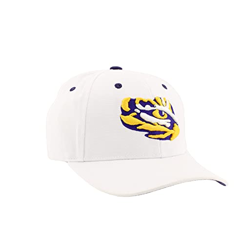 Zephyr Officially Licensed NCAA South Carolina Gamecocks Snapback Hat - Structured Cotton Twill Cap, Competitor White - View #4