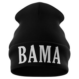 Bama Beanie Hat for Men, Bama Time Alabama Football Hat, Fully Embroid