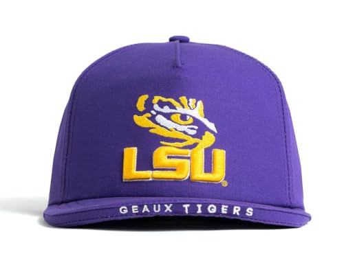 Dyme Lyfe Mens LSU Big Bill Snapback Hat OSFM Purple