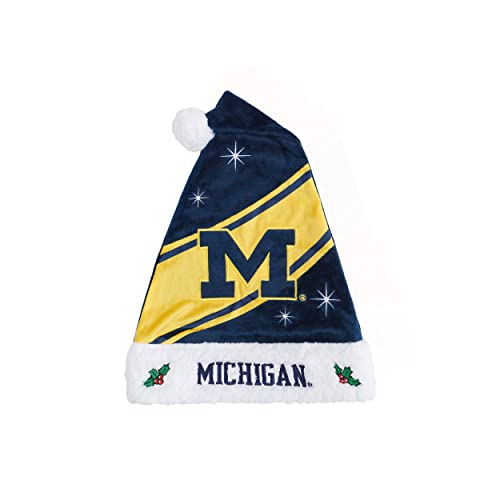 Michigan Wolverines NCAA High End Santa Hat