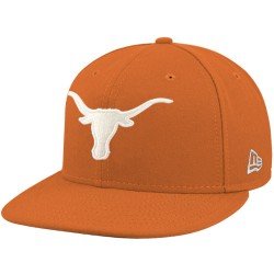 New Era NCAA Texas Longhorns Focal Orange On-Field 59Fifty Fitted Hat (7 7/8)