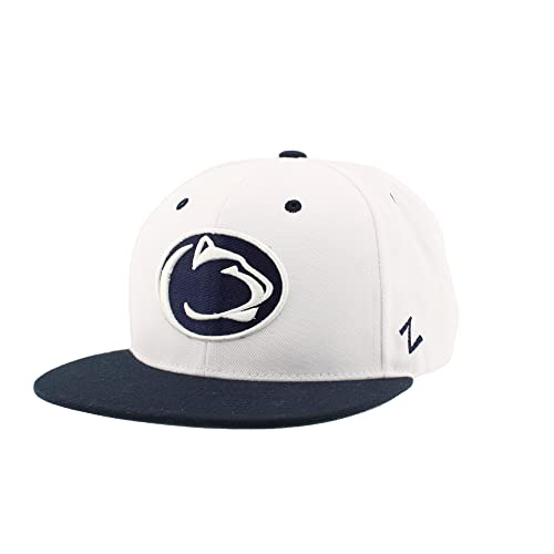 Zephyr Standard NCAA Officially Licensed Snapback Hat Flat Brim Z11, Alternate Color, One Size