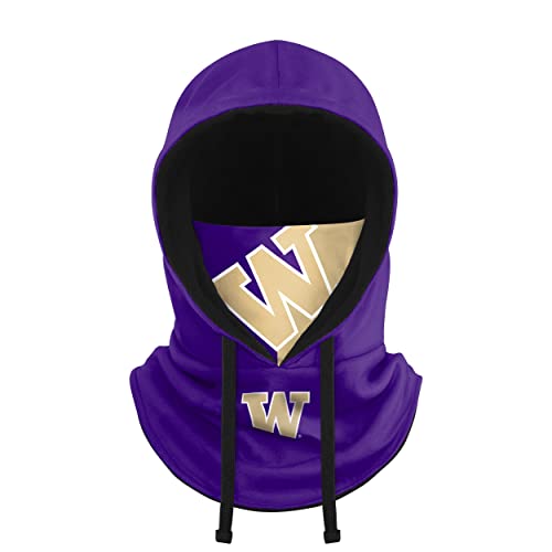 FOCO Washington Huskies NCAA Drawstring Hooded Gaiter