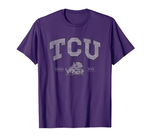 TCU Horned Frogs Faded Purple Officially Licensed T-Shirt