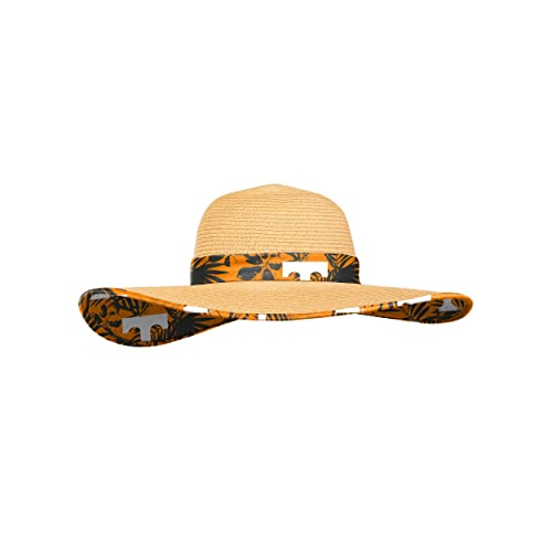 Tennessee Volunteers NCAA Womens Floral Straw Hat