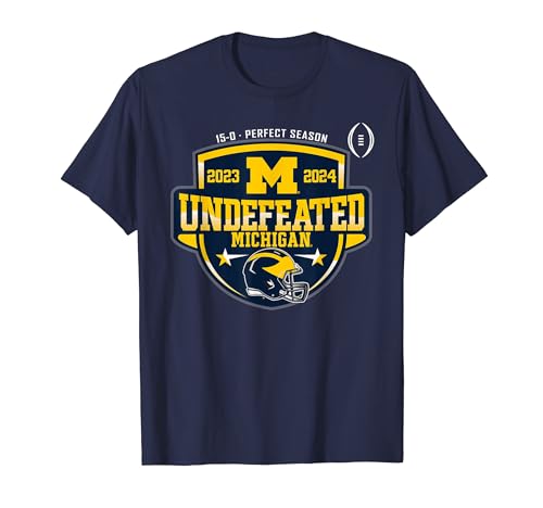 Michigan Wolverines 2023 CFP National Champs Perfect Season T-Shirt