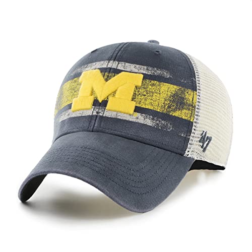 Michigan Blue Big Mesh Top Interlude Trucker Mens/Womens/Youth Limited Edition Snapback Adjustable Baseball Hat/Cap