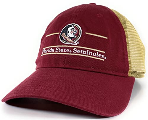 FSU Florida State University Trucker Hat Relaxed Mesh Florida State Classic Trucker Cap Multicolor