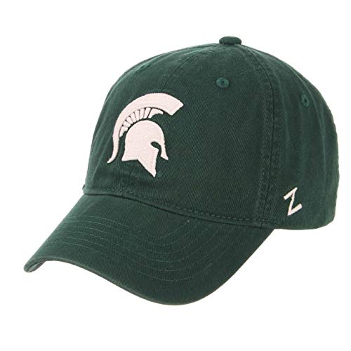 NCAA Zephyr Michigan State Spartans Mens Scholarship Relaxed Hat, Adjustable, Team Color