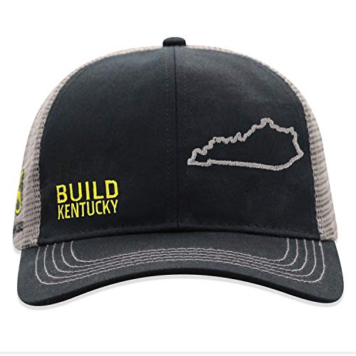 John Deere Build State Pride Cap-Black and Gray-Kentucky