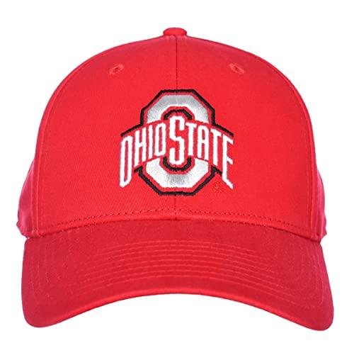 Ohio State Buckeyes Red Men's MVP Adjustable Baseball Hat - Campus Hats