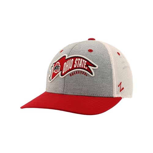 Zephyr Standard NCAA Officially Licensed Hat Snapback Estate Renown, Gray, One Size