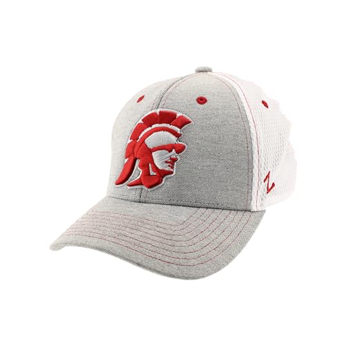 Zephyr Men's Standard NCAA Officially Licensed Hat Fitted Chaser Typhoon, Gray