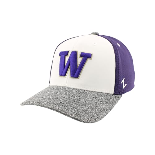Zephyr Standard NCAA Officially Licensed Hat Fitted Ally, White, Large