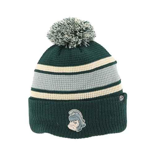 Zephyr Standard NCAA Officially Licensed Beanie Waffle Knit, Team Color, One Size