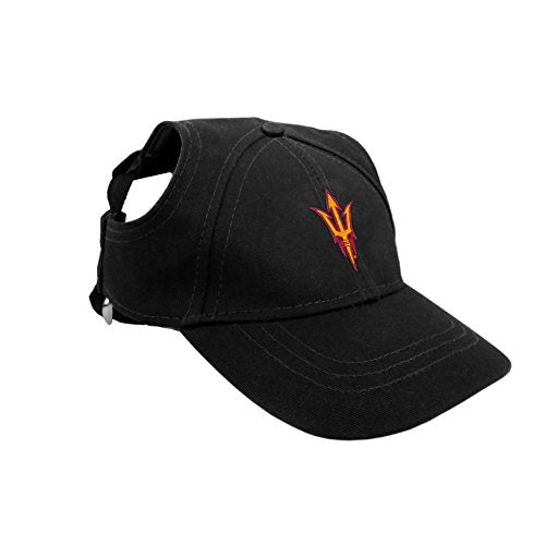Littlearth Unisex-Adult NCAA Arizona State Sun Devils Pet Baseball Hat, Team Color, Large