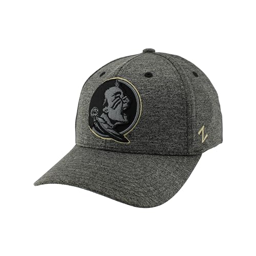 Zephyr Men's Standard NCAA Officially Licensed Hat Somber Fog, Heather Gray