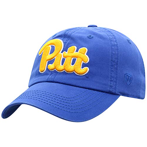 Top of the World Pittsburgh Panthers Men's Relaxed Fit Adjustable Hat Team Color Primary Icon, Adjustable