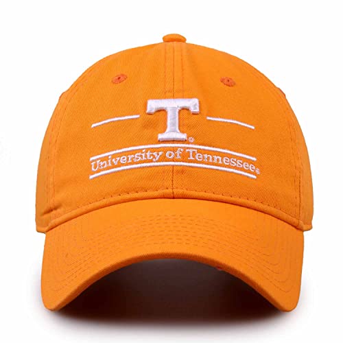 The Game NCAA Adult Bar Hat - Garment Washed Twill - Embroidered Design - Elevate Your Style and Show Your Team Spirit (Tennessee Volunteers - Orange, Adult Adjustable)