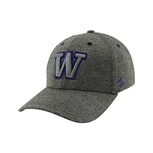 Cappello Zephyr NCAA Iowa Hawkeyes – Gris, Vestibilità Aderente, Grafica 3D Ricamata