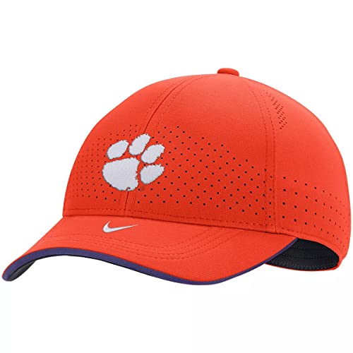 Nike Men's Clemson Tigers Orange AeroBill Classic99 Football Sideline Hat (S/M)