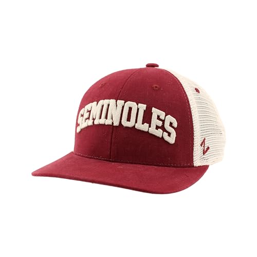 Zephyr Standard NCAA Officially Licensed Hat Snapback Harvest Curvature, Team Color, One Size