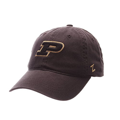 Zephyr Purdue Boilermakers Scholarship Relaxed Fit Dad Cap - NCAA, Adjustable One Size Black Baseball Hat