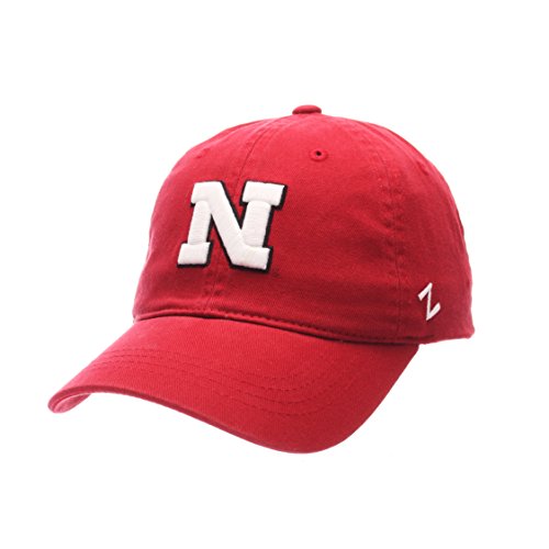 NCAA Zephyr Nebraska Cornhuskers Mens Scholarship Relaxed Hat, Adjustable, Team Color