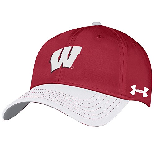 Under Armour Wisconsin Badgers Two Tone Renegade Red/White Structured Cap