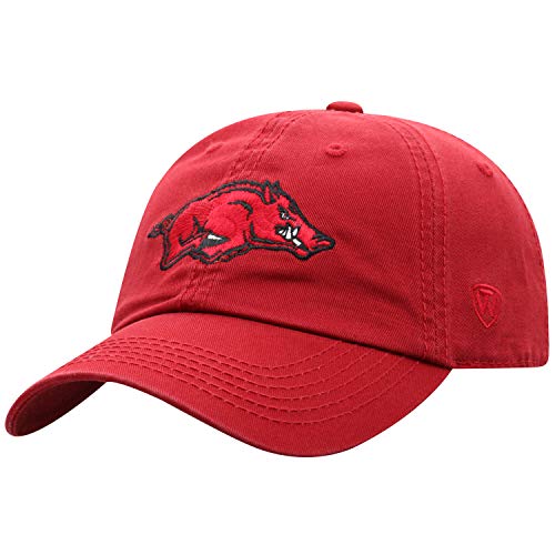 Top of the World Men's Standard Champ Cotton Curved Bill, Cardinal, OSFM
