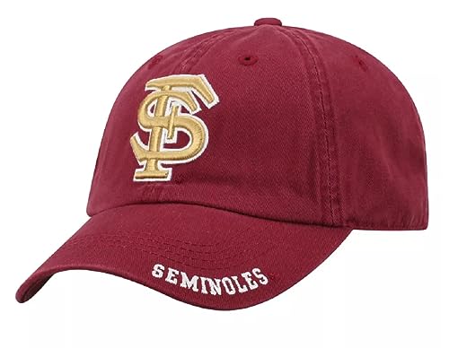 Florida State Classic Edition Hat Official Team Logo Adjustable Embroidered Cap