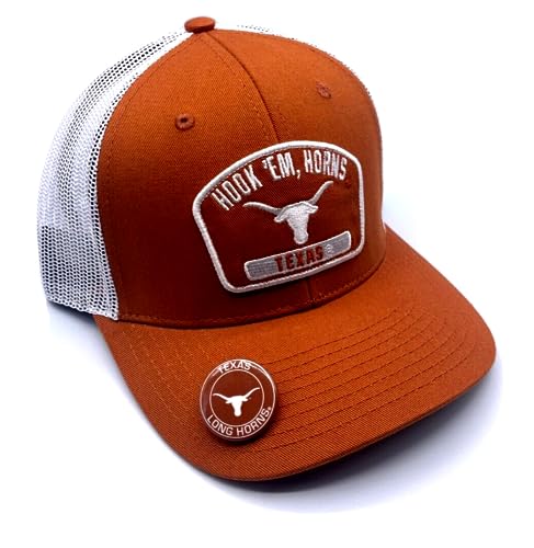 Texas University Hat Classic Team Logo Adjustable Mesh Trucker Cap