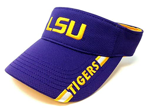 LSU University Tigers Hat Adjustable Classic MVP Visor Cap Multicolor
