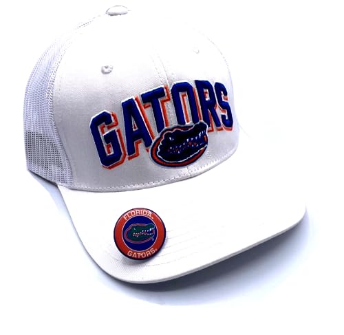 University Florida Hat Classic Mesh Trucker Adjustable Gators Team Logo Embroidered Cap