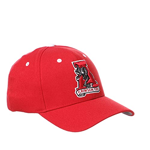 Zephyr Men's Standard Stretch Fitted Hat Vault, Team Color, Medium Campus Hats