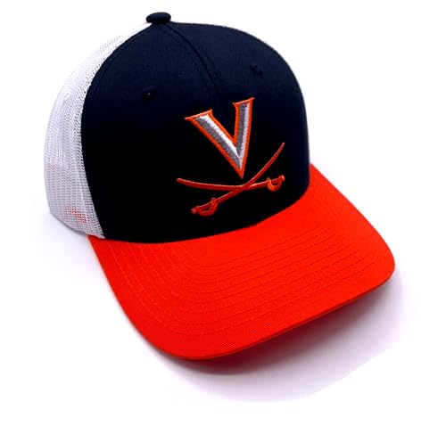 Virginia University Classic Team Logo Hat Adjustable Mesh Trucker Embroidered Cap