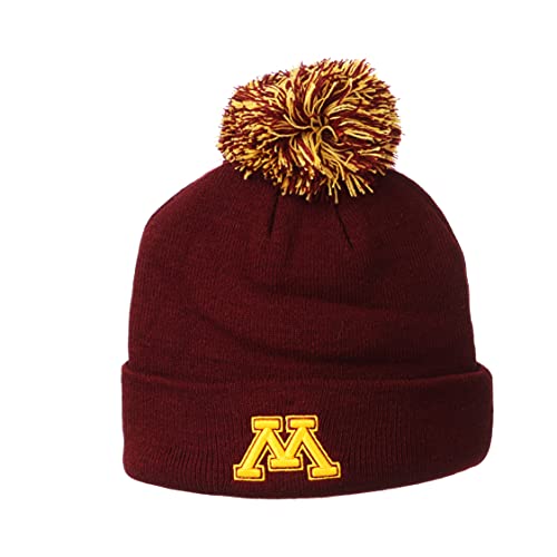 Zephyr Men's Pom Knit Beanie, Team Color, One Size