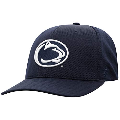 Top of the World NCAA Penn State Nittany Lions Mens Reflex NCAA One Fit Hat Team Color Primary Icon, Navy, OSFM