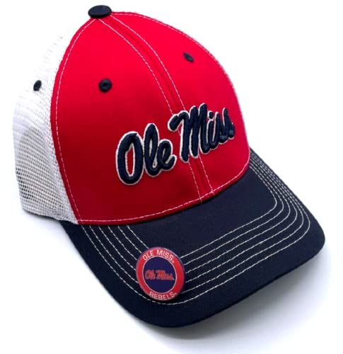 Mississippi Ole Miss Hat Adjustable Rebels Mesh Trucker Cap Multicolor