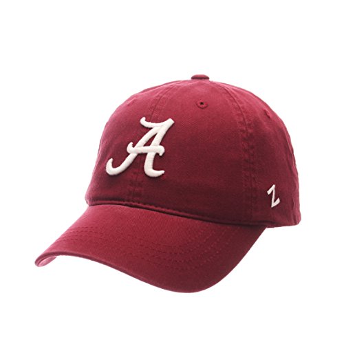 NCAA Zephyr Alabama Crimson Tide Mens Scholarship Relaxed Hat, Adjustable, Team Color