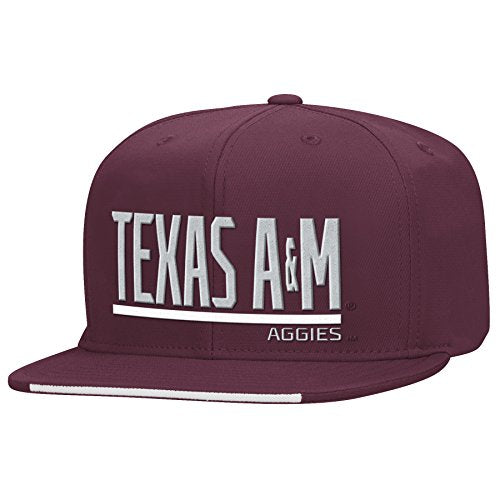 adidas NCAA Texas A&M Aggies Flat Bill Adjustable Snapback Hat
