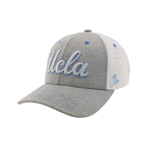 Zephyr Men's Standard NCAA Officially Licensed Hat Fitted Chaser Typhoon, Gray