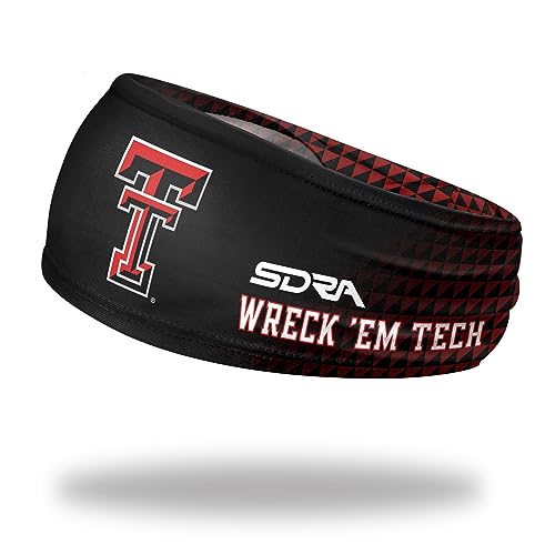 Texas Tech University Non Slip Tapered Headband (Texas Tech Raiders) - College Basketball, Football, Baseball, and Game Day