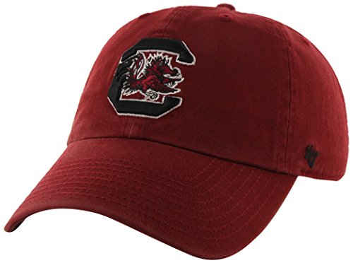 NCAA South Carolina Gamecocks '47 Brand Clean Up Adjustable Hat, Razor Red 1, One Size
