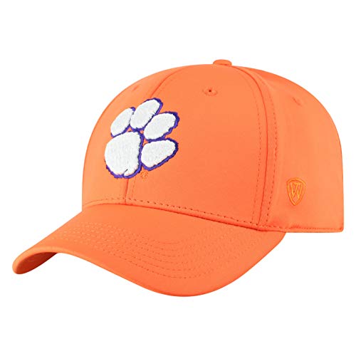 Top of the World Clemson Tigers Men's One Fit Phenom Team Icon hat, Adjustable