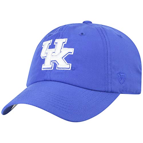 Top of the World Kentucky Wildcats Men's Adjustable Cotton Stretch College Staple Team Color Icon Hat, Adjustable