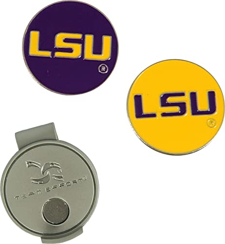 Team Effort LSU Tigers Hat Clip & 2 Ball Markers