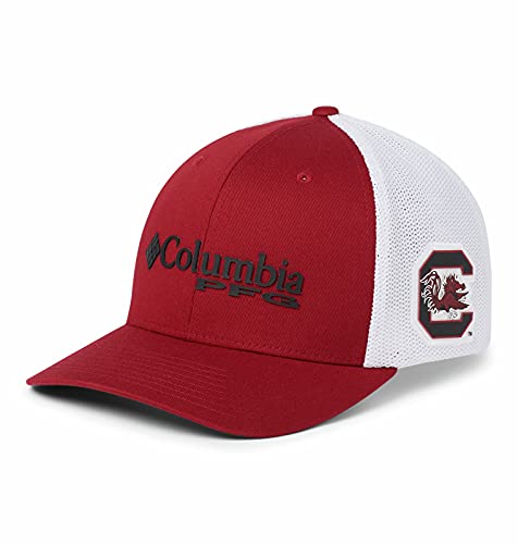 Columbia NCAA South Carolina Fighting Gamecocks Men's PFG Mesh Ball Cap Large/X-Large, Large/X-Large, SC - Beet
