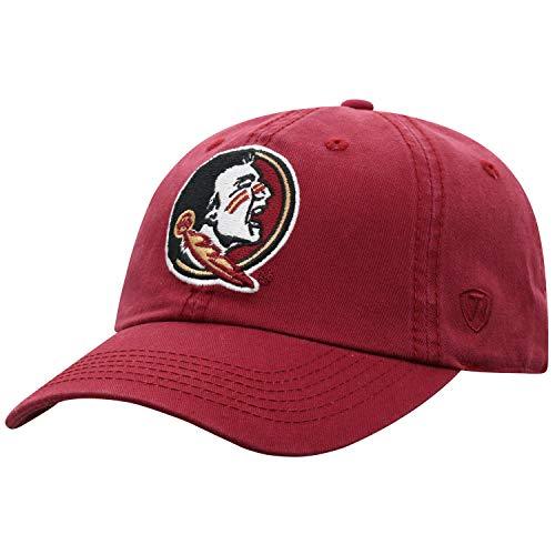 Florida State Seminoles Red Relaxed Fit Adjustable Hat - Campus Hats