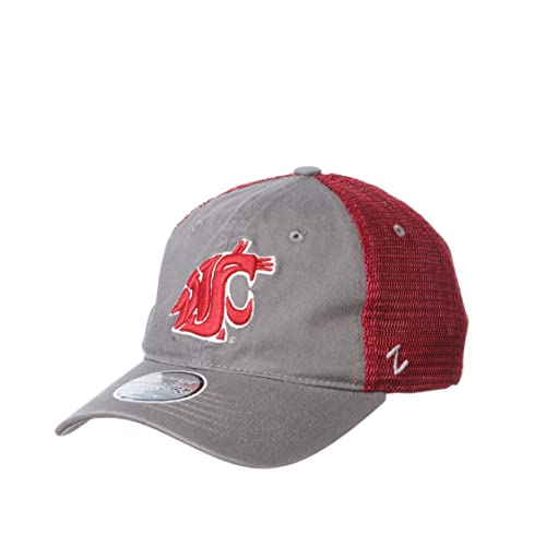 Zephyr Men's Standard NCAA Officially Licensed Adjustable Hat Gray University, One Size